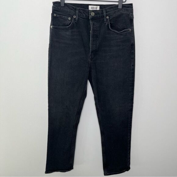 Agolde Riley High Rise Straight Crop 29 - Picture 7 of 8